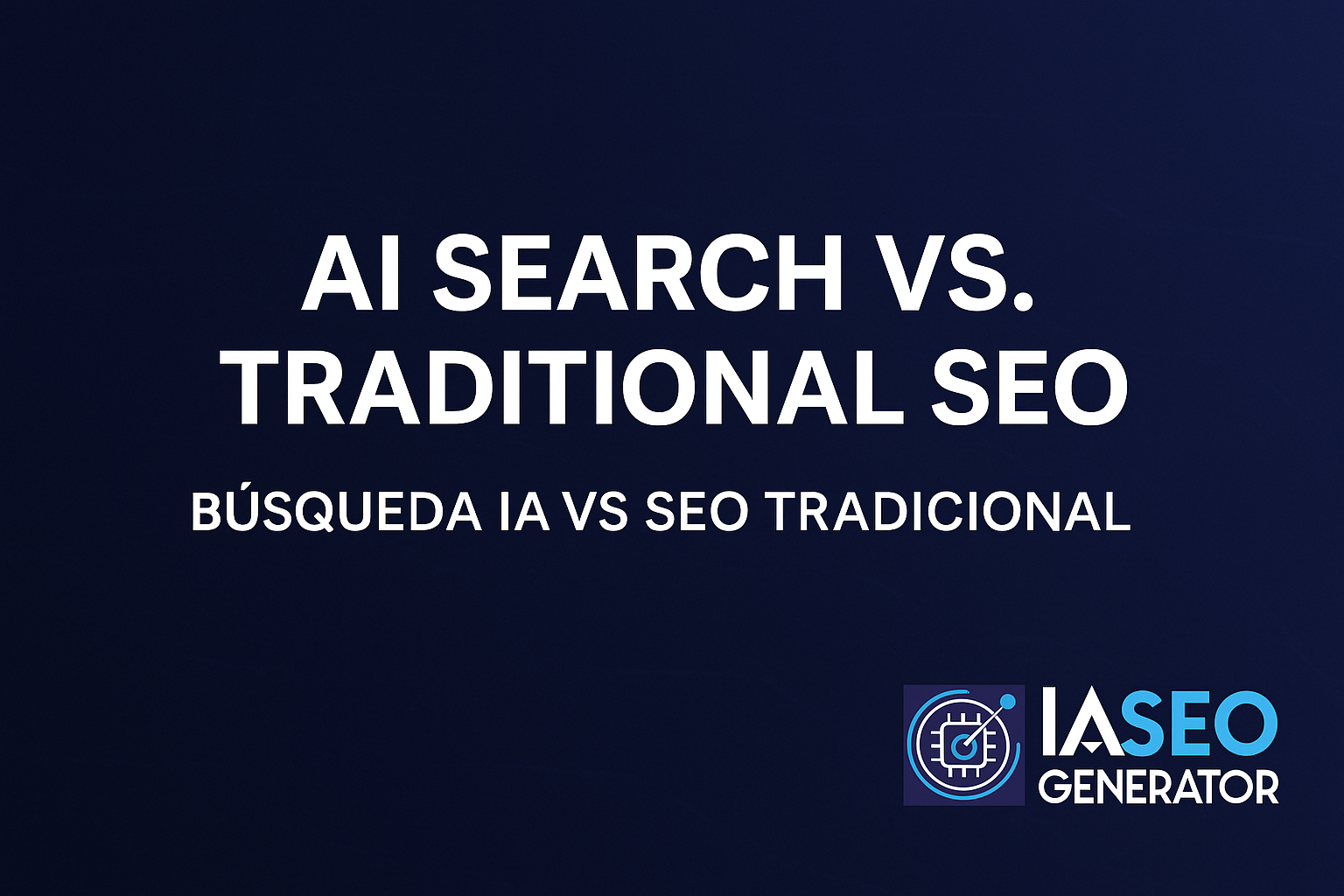 Búsqueda IA vs SEO tradicional: la nueva frontera digital