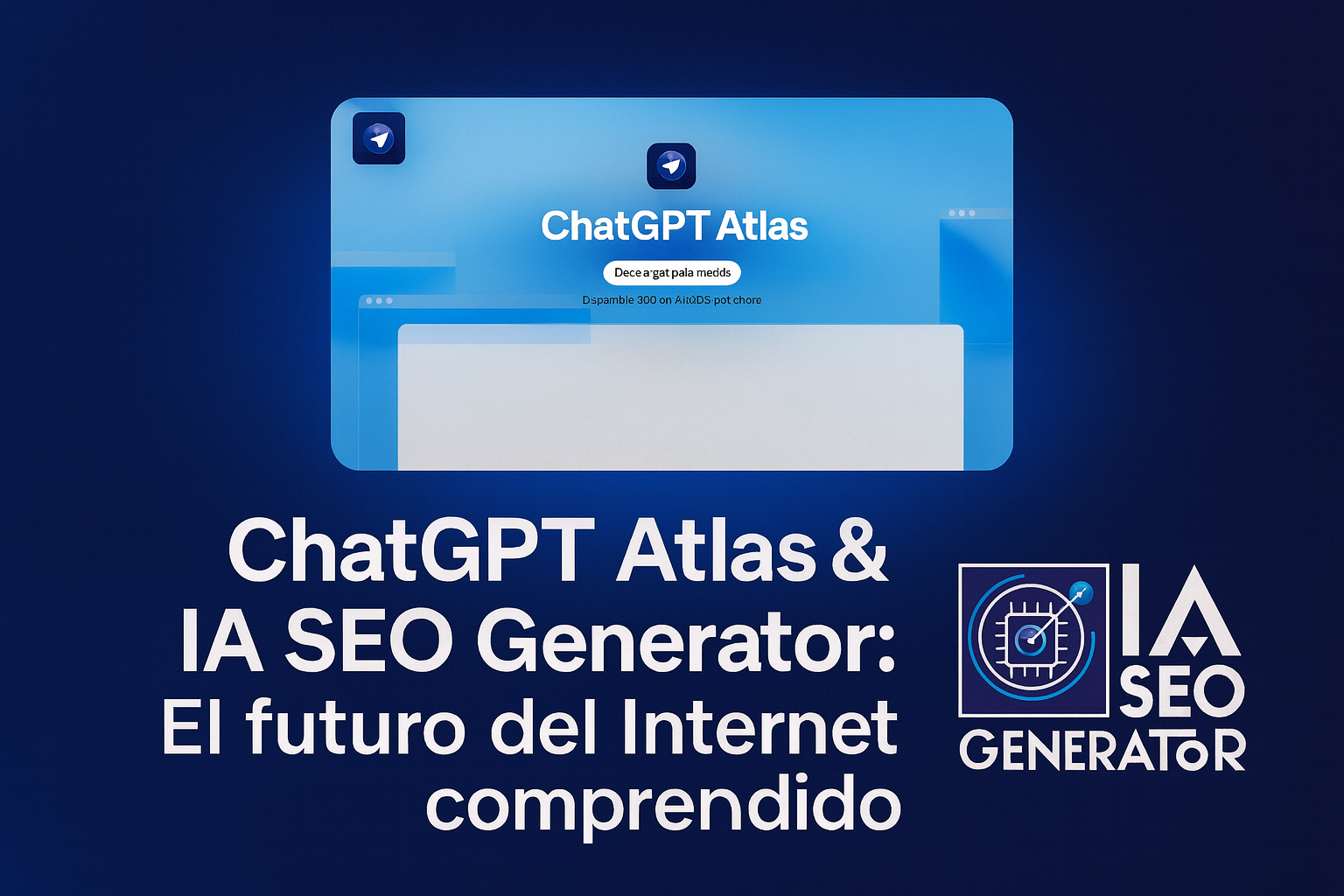 ChatGPT Atlas & IA SEO Generator: el futuro del Internet comprendido