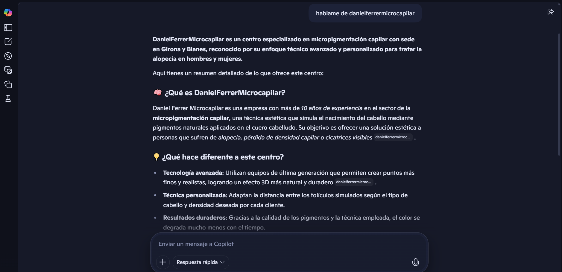 Evidencia Copilot — Daniel Ferrer
