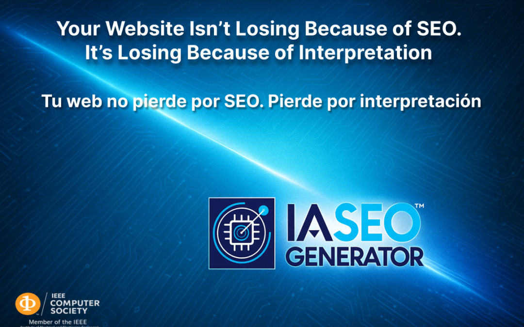 Tu web no pierde por SEO. Pierde por interpretación