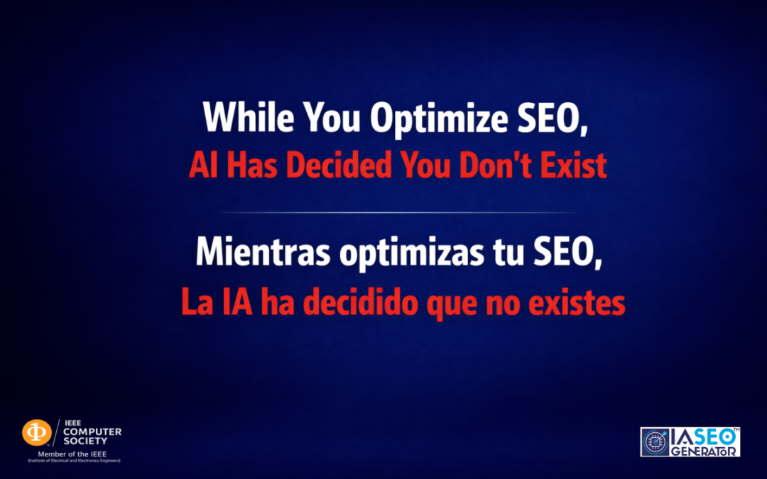 La IA ha decidido que no existes mientras optimizas SEO tradicional, interpretación IA vs SEO