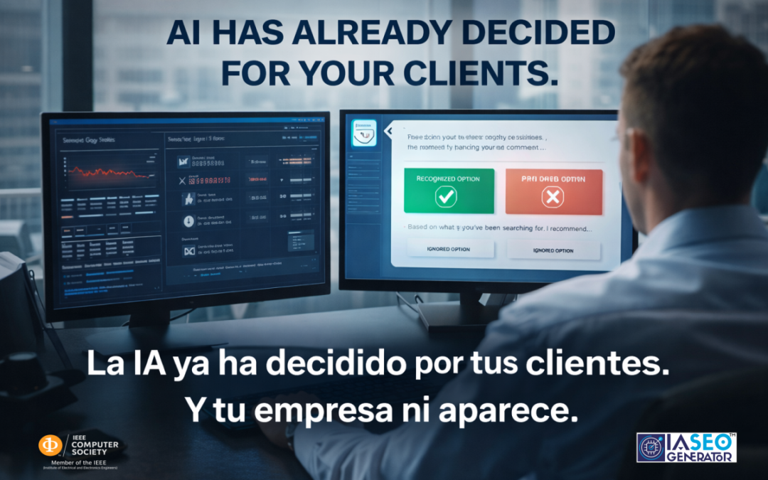 La IA ya ha decidido por tus clientes y tu empresa no aparece en la respuesta de sistemas como ChatGPT o Gemini