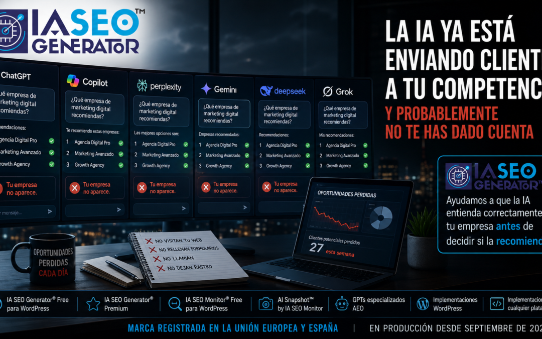 La IA ya está enviando clientes a tu competencia  Y probablemente no te has dado cuenta.