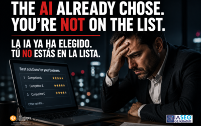 Tu competencia no te está ganando en Google. Te está ganando dentro de la respuesta de la IA