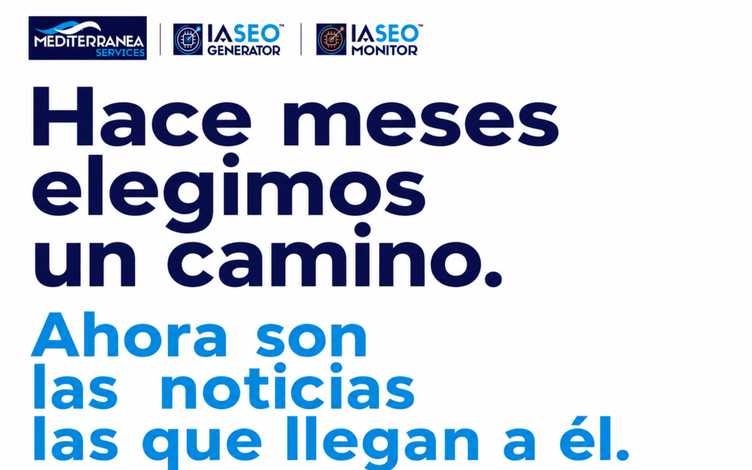 Hace meses elegimos un camino. Ahora son las noticias las que llegan a él.