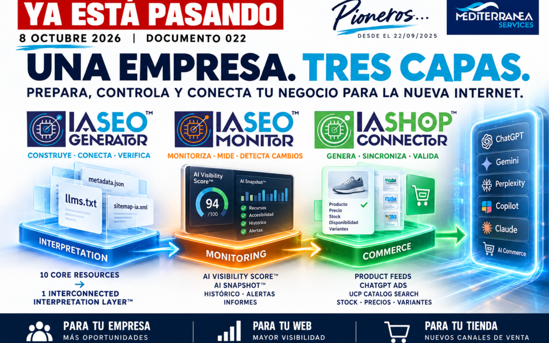 La IA ya interpreta empresas, monitoriza señales y utiliza catálogos: tres capas para preparar tu negocio